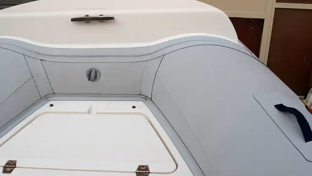 Gommone dopo trattamento